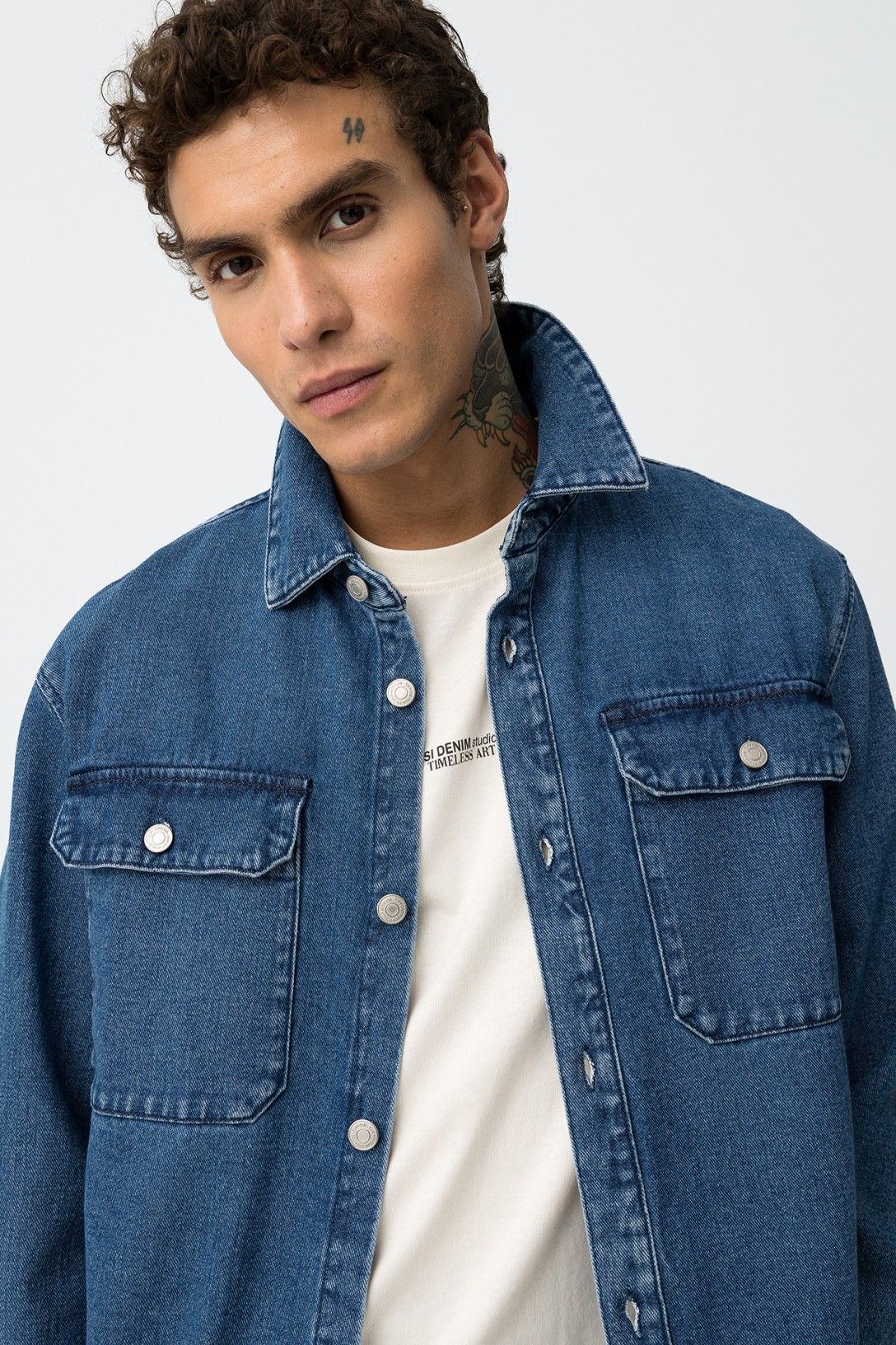 CALEB - CAMICIA DENIM - TIFFOSI