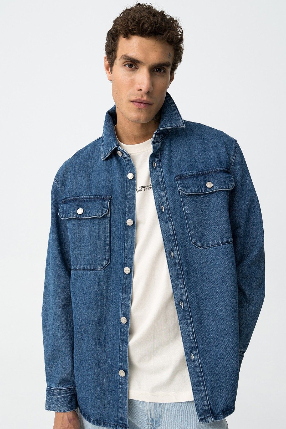 CALEB - CAMICIA DENIM - TIFFOSI