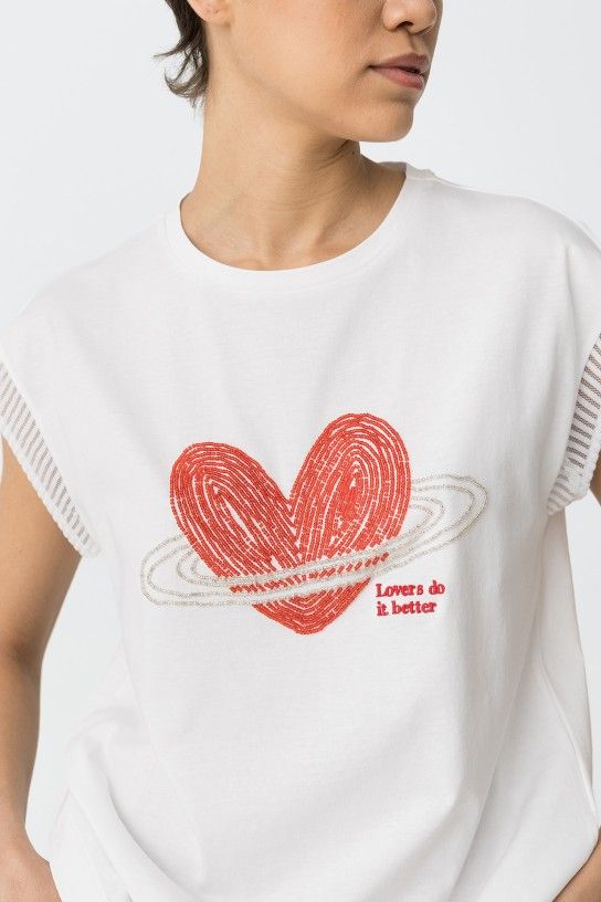 HEART - TSHIRT - TIFFOSI