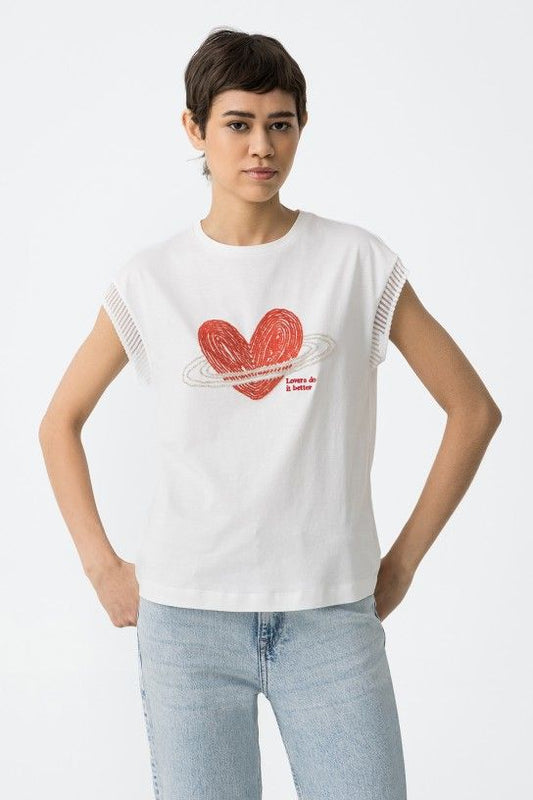 HEART - TSHIRT - TIFFOSI