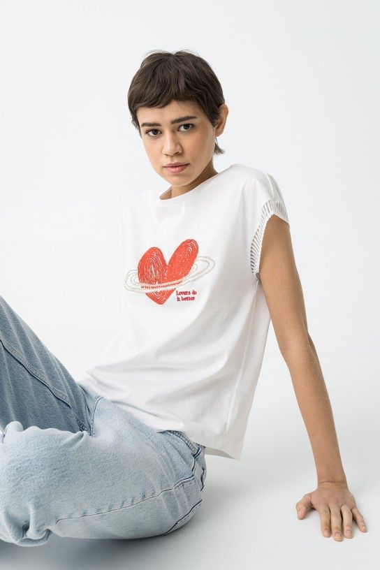 HEART - TSHIRT - TIFFOSI