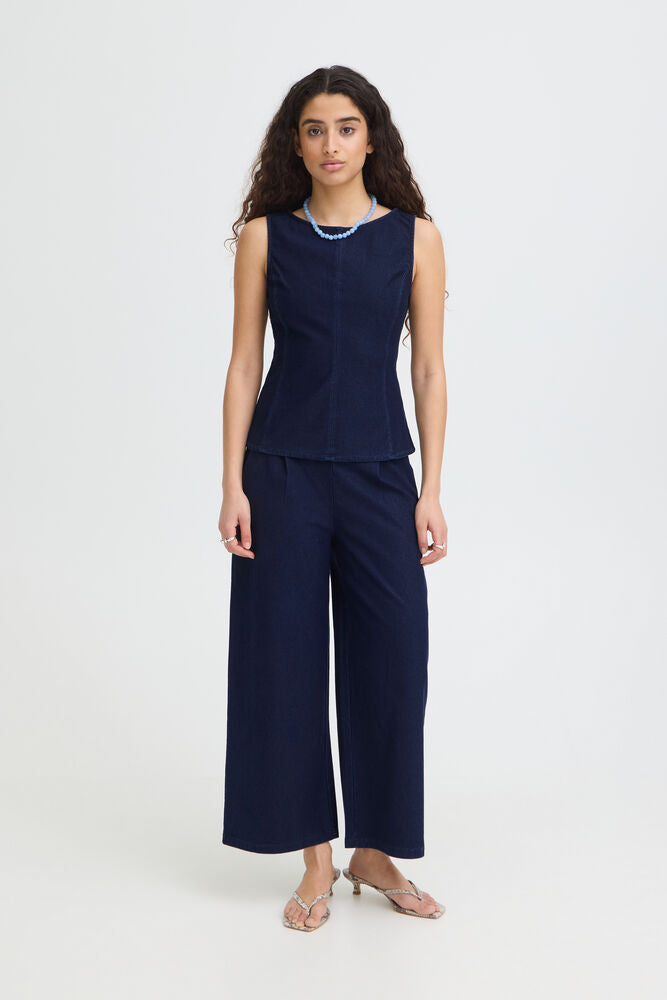 TOP IHKATE DENIM - maglia - ICHI