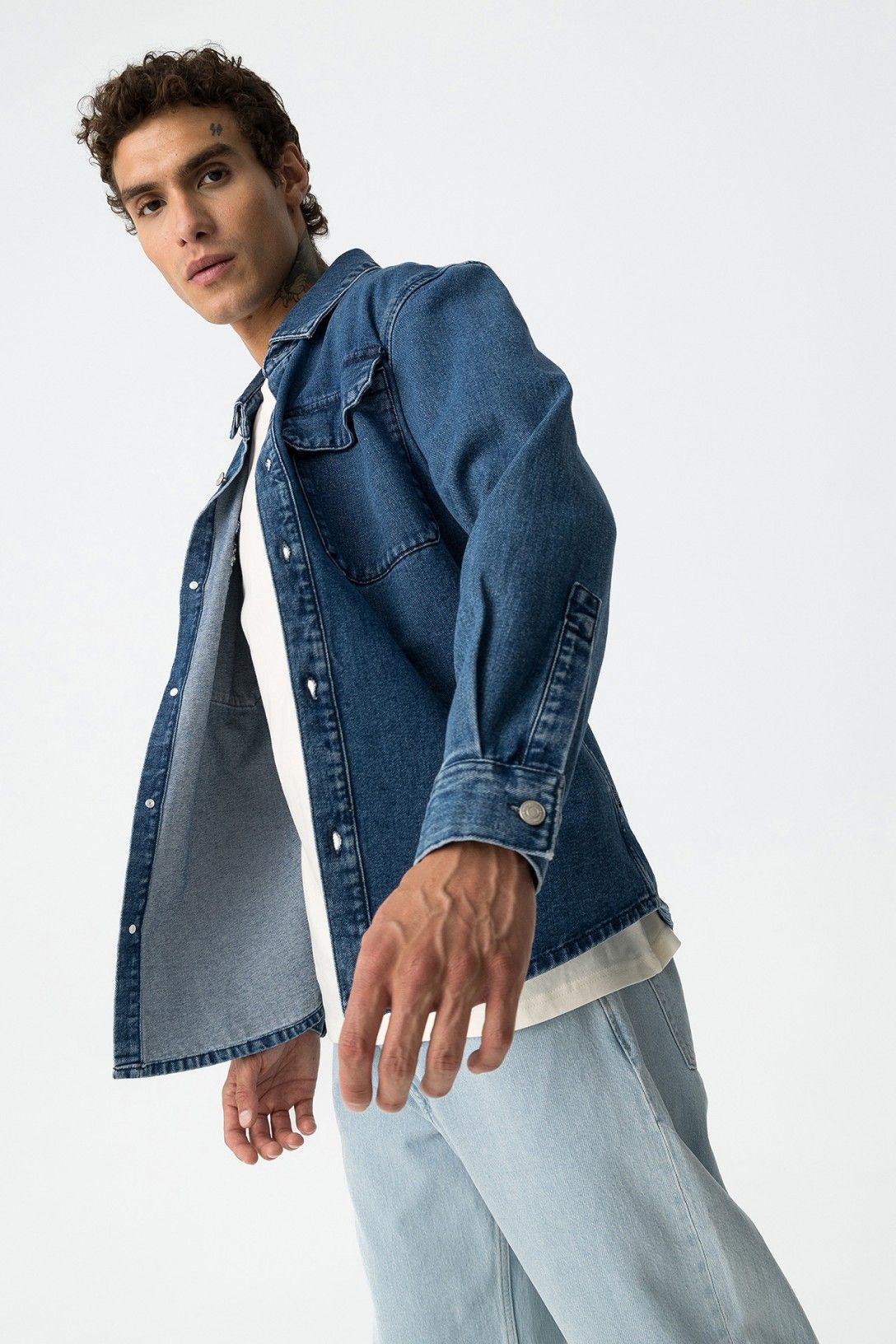 CALEB - CAMICIA DENIM - TIFFOSI