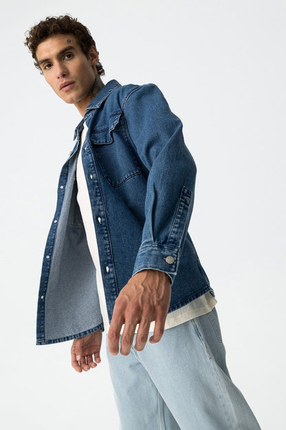 CALEB - CAMICIA DENIM - TIFFOSI