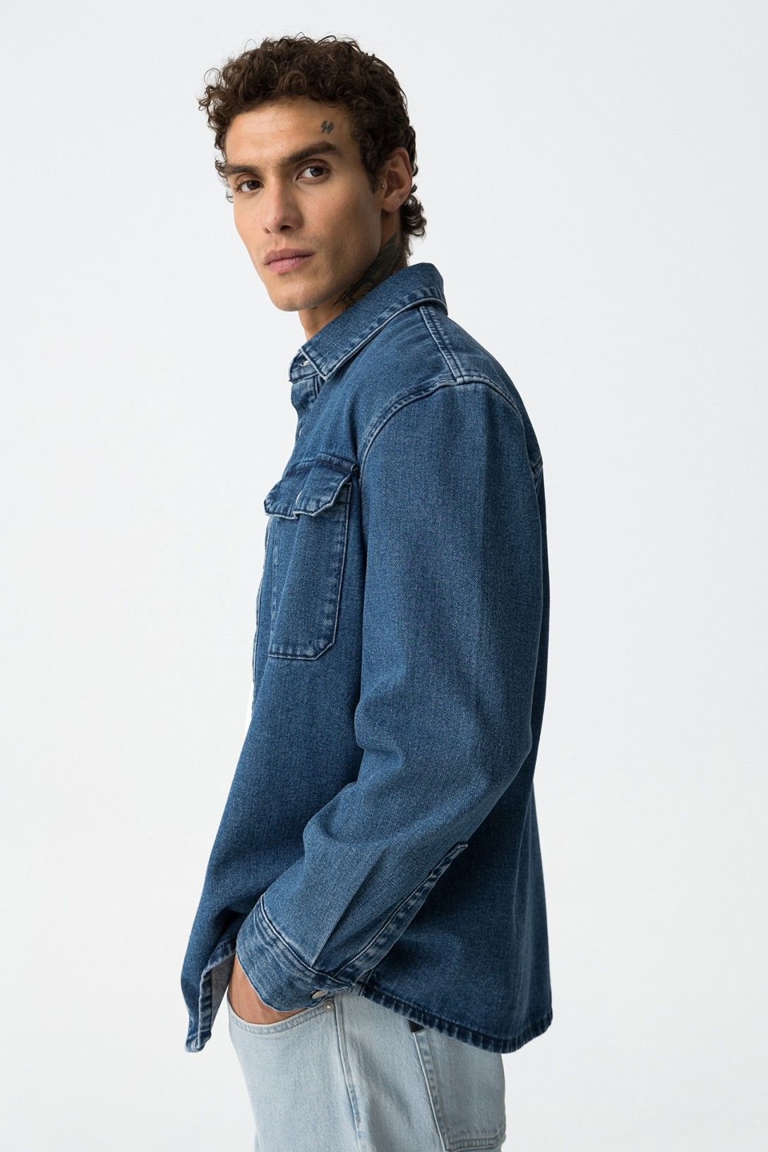 CALEB - CAMICIA DENIM - TIFFOSI