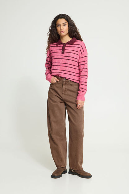 PANT IHBLICH BARREL - JEANS - ICHI