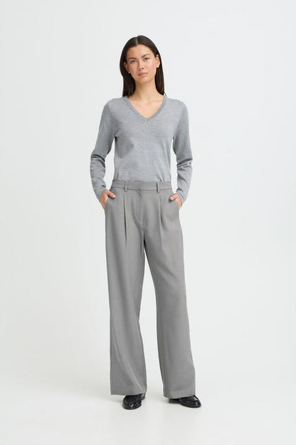 IHFAVA WIDE PA - PANTALONE - ICHI